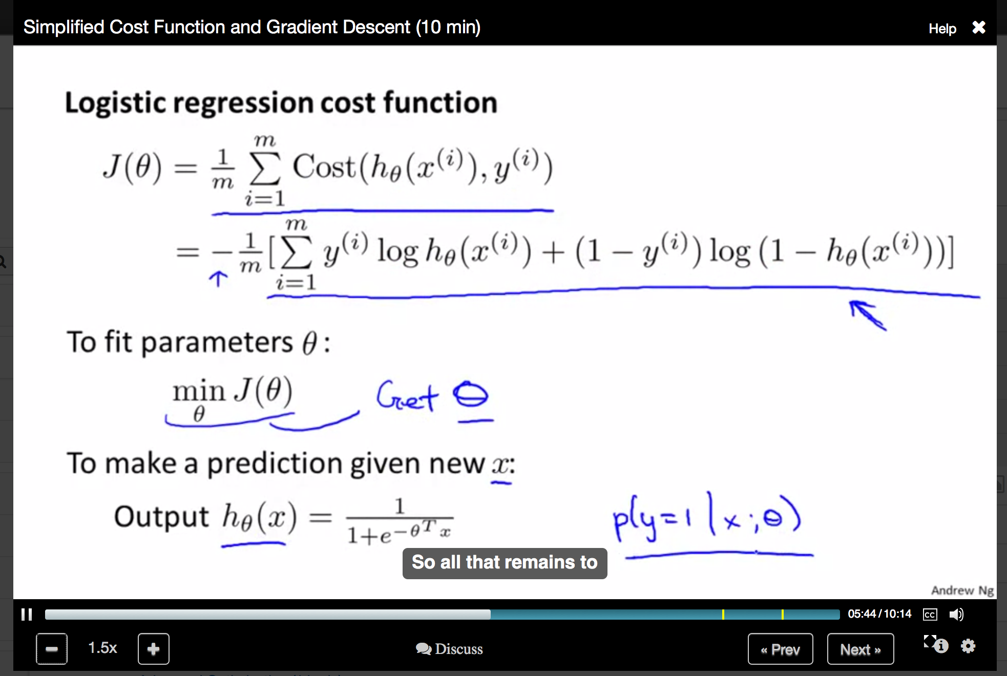 Coursera machine sales learning cost